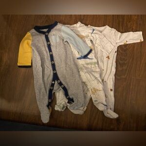 Bundle of 3 Baby Footies